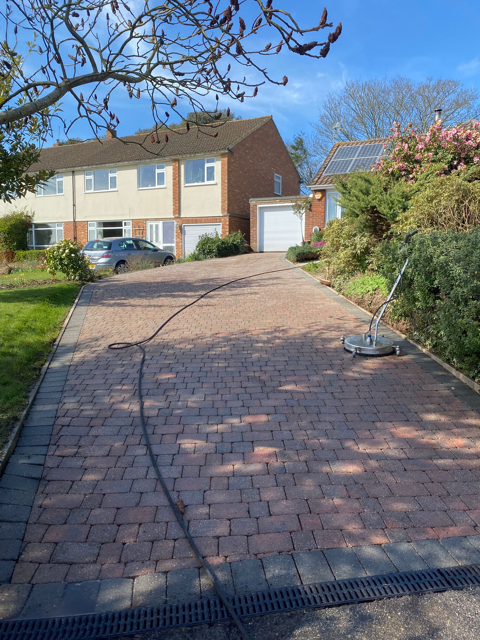 Driveway Cleaning, Silverclean UK, Maidstone, Kent, Southeast