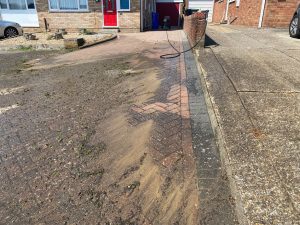 Driveway and Patio Cleaning completed in Maidstone Kent